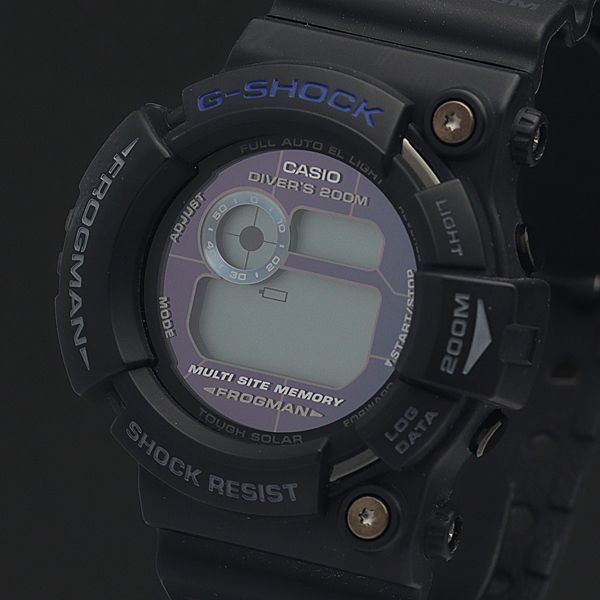 通販 後払い G-SHOCK フロッグマン マスターブルー GW-225C-1JF 腕時計(デジタル)