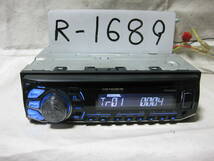 R-1689　Carrozzeria　カロッェリア　DEH-490　MP3　フロント USB AUX　1Dサイズ　CDデッキ　補償付_画像1