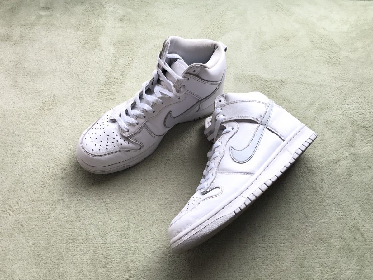 NIKE DUNK HIGH Pure Platinum US9 ナイキ ダンクハイ ピュアプラチナム 27cm