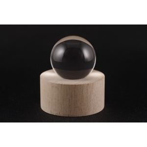  natural crystal sphere ( flat bottom )35.0mm /maru-350
