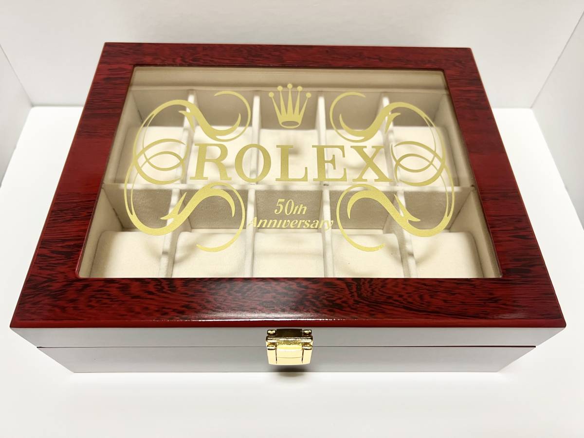新品】ROLEX ロレックス ディスプレイケース 10本収納 識別番号 www 