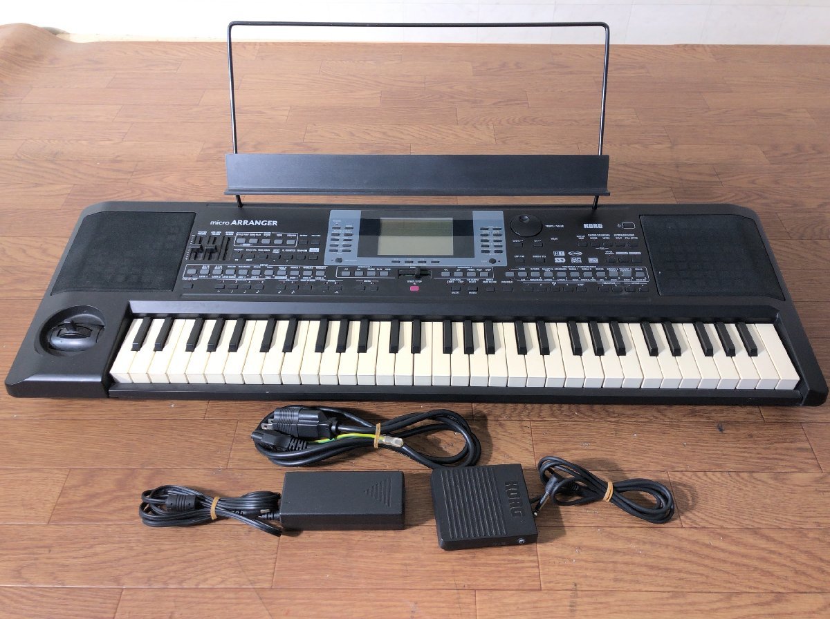 KORG micro ARRANGER MAR-1 電源コード・アダプター付