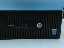 K091☆HP Prodesk 600 G1 SFF buziness/デスクトップ/TPC-F046-SF/Intel Core i5-4590CPU/3.30GHｚ/4GB/HDDなし_画像3