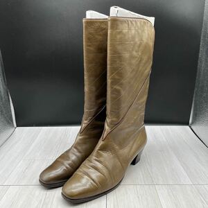  Salvatore felaga24 boots long heel 7 Brown 