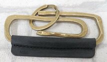 2A4919-1/未使用品 HOBO BIG CLIP KEY RING BRASS HB-A3603 ホーボー クリップキーリング_画像3