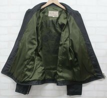 3J0551/アヴィレックス オイリーカウシングルライダースジャケット AVIREX OILY COW SINGLE RIDERS JACKET 6161068_画像4