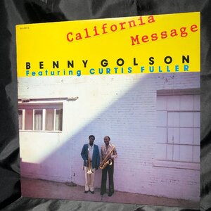 Benny Golson Featuring Curtis Fuller / California Message LP Baystate・RVC