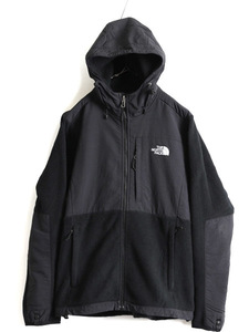 人気 黒 ■ ノースフェイス フード付き デナリ ジャケット ( レディース M ) 古着 The North Face ブルゾン ジャンパー パーカー フリース