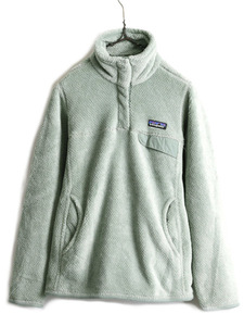 希少サイズ XS ■ 14年製 パタゴニア リツール スナップT プルオーバー ジャケット ( レディース ) 古着 Patagonia フリース ジャンパー 緑