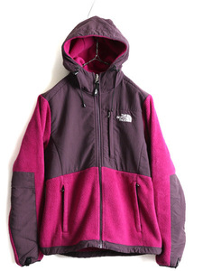 希少サイズ S ■ ノースフェイス フード付き デナリ ジャケット レディース / 古着 The North Face ブルゾン ジャンパー フリース パーカー