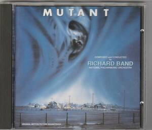 MUTANT ORIGINAL MOTION PICTURE SOUNDTRACK /Richard Band Mu Tanto person kind modified plan 