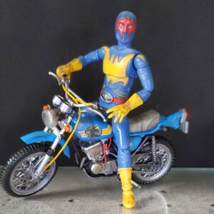 ゲルショッカー戦闘員・バイク　掌動駆、SHODOX カスタマイズ・リペイント品　BANDAI