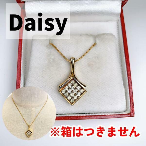 Daisy　デイジー　ペンダントネックレス　ラインストーン　ゴールド