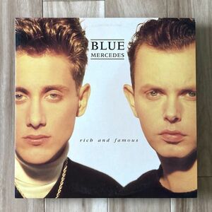 【国内盤/LP/プロモ】Blue Mercedes ブルー・メルセデス / Rich And Famous ■ MCA Records / P-13645 / シンセポップ
