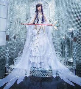 Похититель карты Sakura Clear Card Hen chichiyoji Snow Snow Angel Crystal Cosplay Style Costum