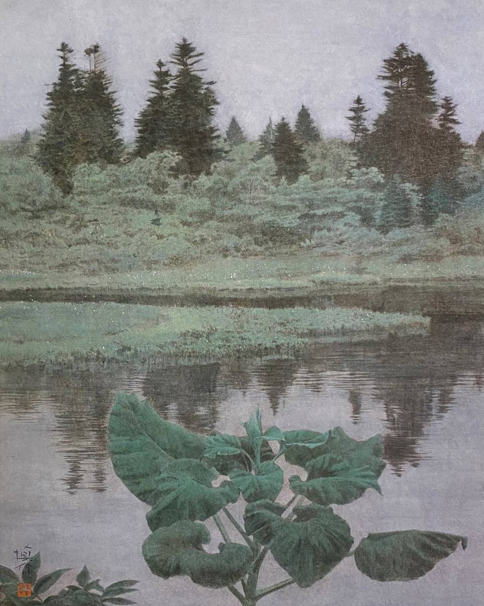 Shinsuke Yoshihara, Sommer an der Küste, Seltenes Kunstbuch, Kommt mit einem neuen hochwertigen Rahmen, In guter Kondition, Kostenloser Versand, Malerei, Japanische Malerei, Andere