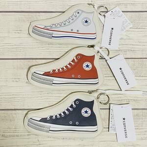 CONVERSE (コンバース) - バッシュ型ポーチ コンバースダイカットポーチ 3色セット ハイカット バスケットシューズ (新品タグ付き未使用品)