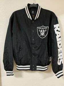 AVIREX(アビレックス) - MEN AVIREWX x RAIDERS アビレックス レイダース コラボスタジャン NFL アメフト Mサイズ (新品未使用)