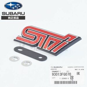 送料185円～ Subaru Genuine フロントGrille Emblem Impreza GRB GRF GYB WRX STI フロントオーナメント Genuine New item 93013-FG070