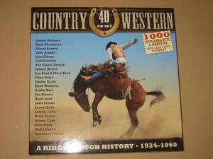 ※CD40枚組BOX　全1000曲収録■The History of Country&Western～Johnny Cash、Hank Williams他