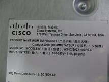 【中古品】 Cisco☆Catalyst2960-X Series■WS-C2960X-48LPS-L /V05 ★動作品★ 。NO:OII-61_画像10