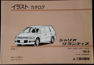 三菱 CHARIOT グランディス N84W,N94W '97.08- イラストカタログ