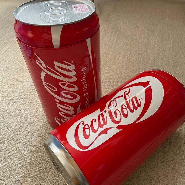 【コカコーラ】サンダル付き ブリキ缶