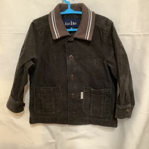 k16, Kids East Boy corduroy jacket old clothes size 100 Brown 