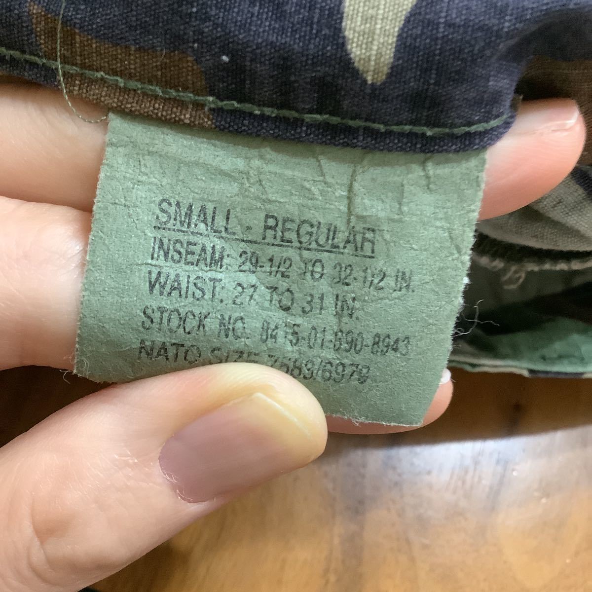 e6.アメリカ軍ミリタリーパンツ古着アメカジUSA製アメリカ軍迷彩 ウッドランド 米軍実物 米軍_サムネイル画像3