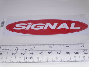 シグナル★Signal★シグナルステッカー★Lサイズ★#レッド★約270×60mm