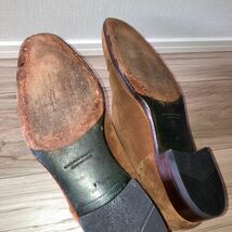 ソフィス&ソリッド Soffice&Solid /革靴 /スエード /Union Royal /Trading Post /キャップトゥ /メダリオン /ブラウン /日本製 /サイズ8.5_画像6