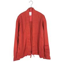 【30％OFF】VISVIM(ビズビム) HERRINGBONE LHAMO SHIRT N.D. 18SS (red)_画像1