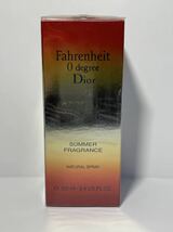 Dior　ディオール　Fahrenheit 0 degree　ファーレンハイト ゼロ ディグリー　オードトワレ　香水　100ml　未開封品　経年保管品_画像1