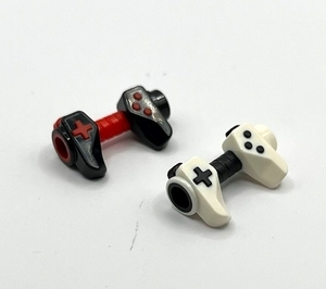 即決　新品　未使用　レゴ　LEGO　アクセサリー　ゲームコントローラー　2色　小物　ミニフィグ　ミニフィギュア コントローラー　赤　白