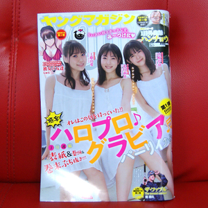 ヤングマガジン2022年43号 ハロプログラビアパーリィ北川莉央 山崎夢羽 工藤由愛「1日外出録ハンチョウ」福本伸行読切「彼女の友達」じゅら