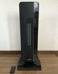 te long gi(DeLonghi) new goods tower neck .. type ceramic fan heater TCH8993ERJS-BK black unused goods 