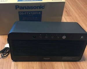 パナソニック 新品 ひとセンサー付(ナノイーあり) セラミックファンヒーター DS-FTX1201-K ブラック 未使用品 Panasonic