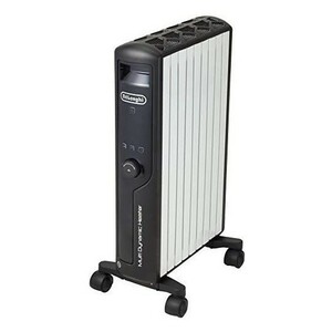 te long gi(DeLonghi) multi dynamic heater new goods Zero manner heating [8~10 tatami for ] MDHU12-BK pure white + mat black unused goods 