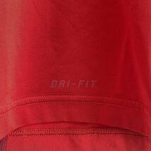 NIKE PRO COMBAT ナイキ プロ コンバット メンズ ジャージ インナー 長袖 Sサイズ DRY FIT ドライフィット レッド 赤色 ロゴ 速乾生地_画像6