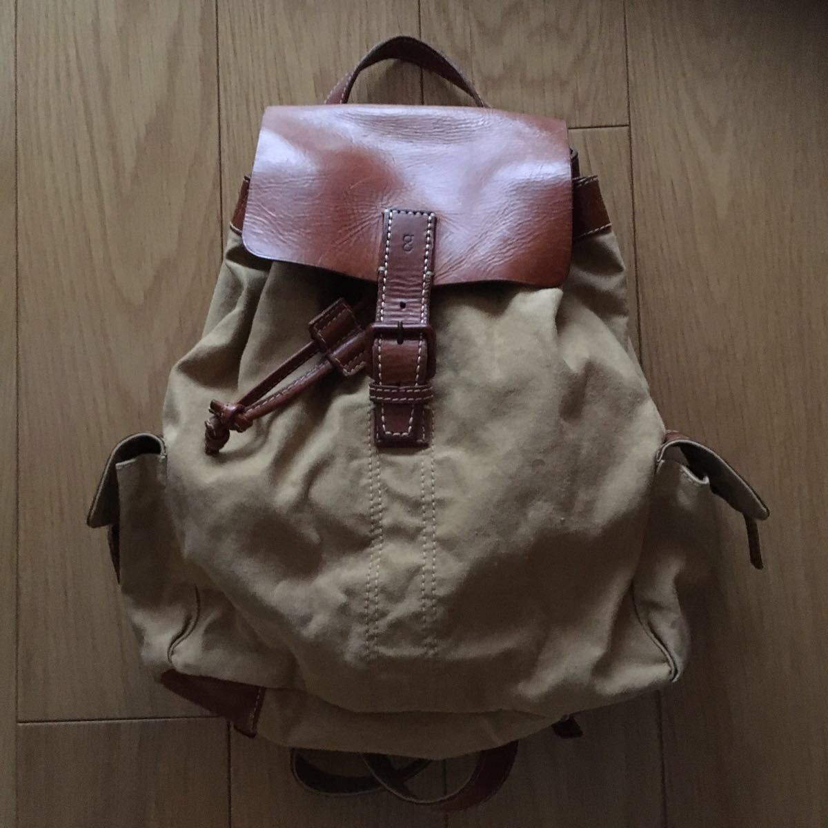 dan genten ダンゲンテン クラシコ トート型リュック ライトグレー