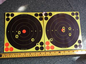 shoot N・C REACTIVE TARGETS 8inch 使用済み2枚（７）