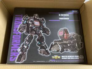 新品・未開封品★タカラトミーモール抽選当選品 G-SHOCK × TRANSFORMERS マスターネメシスプライム レゾナントモード (G-SHOCKセット)