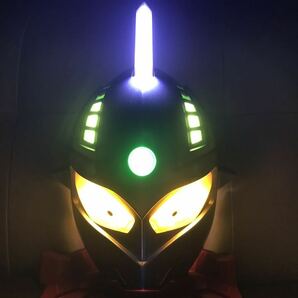 即決価格！ ※ビームランプ点滅タイプ！信工房 ウルトラマン セブン LED発光加工品！大型フィギュア お車に！お部屋のインテリアに！！の画像1