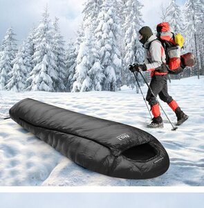 ... camp outdoor high King travel ... sleeping bag sierra f back packing protection against cold sack super light weight winter recycle fiber 