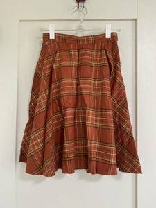  new goods *EMODA emo da* check pattern flared skirt *S