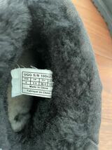 ○UGG アグ○CLASSIC MINI クラッシック ミニ　レザー　ムートン　ショート　ブーツ　レディース US5 22 22.5 黒　ブラック　正規品_画像7