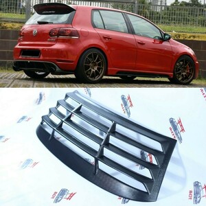 VW ゴルフ6 リアウィンドウルーバー GTI R32 2DR 4DR フォルクスワーゲン ウィング バンパー マフラー ヘッドライト ボンネット 1 ホイール