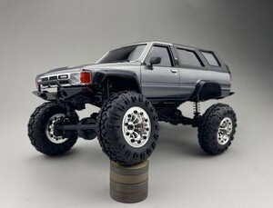 京商 ミニッツ 4X4 ミニッツ アルミ ホイール タイヤ セット 5本 クローラー KYOSHO MINI-Z jeep 4×4 4ランナー ジムニー リフトアップ