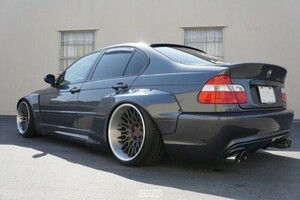 BMW E46 セダン ダックテール スポイラー ABS製 318i 320i 323i 325i 328i 330i M3 ウイング ホイール バンパー マフラーカーボン CSL