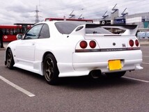 BCNR33 カーボン製 3D リアウィングブレード GTR R33 スポイラー バンパー ヘッドライト テールランプ ニスモ ホイール マフラー_画像7